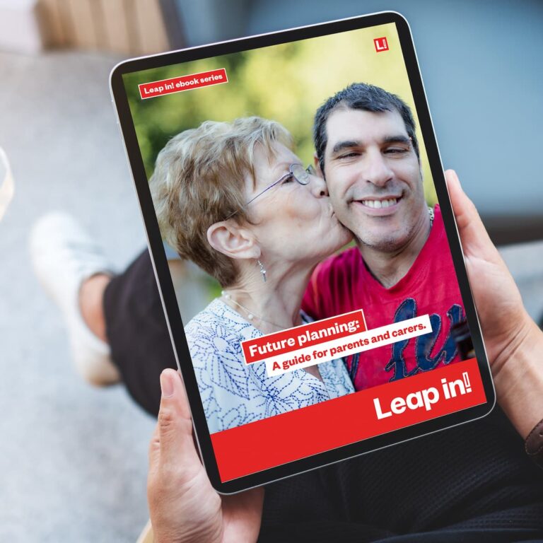 Future planning ebook cover on a tablet