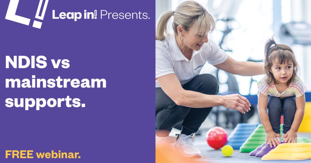 NDIS vs mainstream supports promo tile