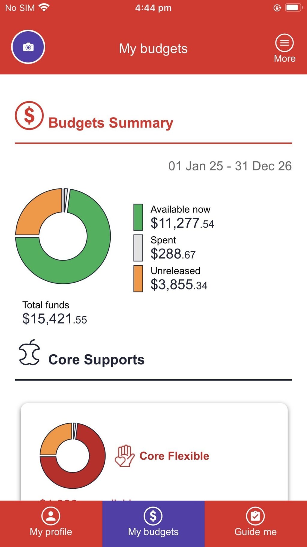 Leap in! App Core Supports Budget