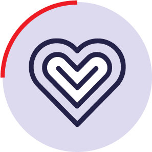 Icon of a heart