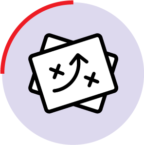 icon with map and directions