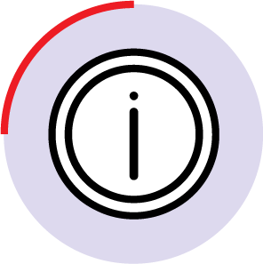 Icon with an I for information on it