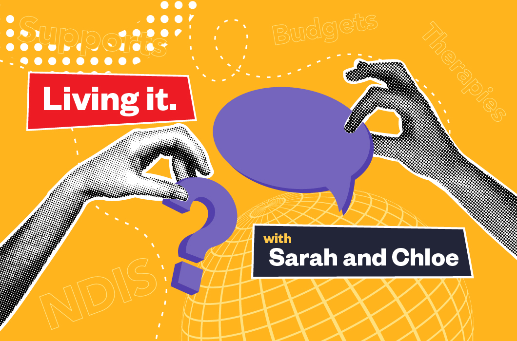 Living it. with Sarah and Chloe graphic