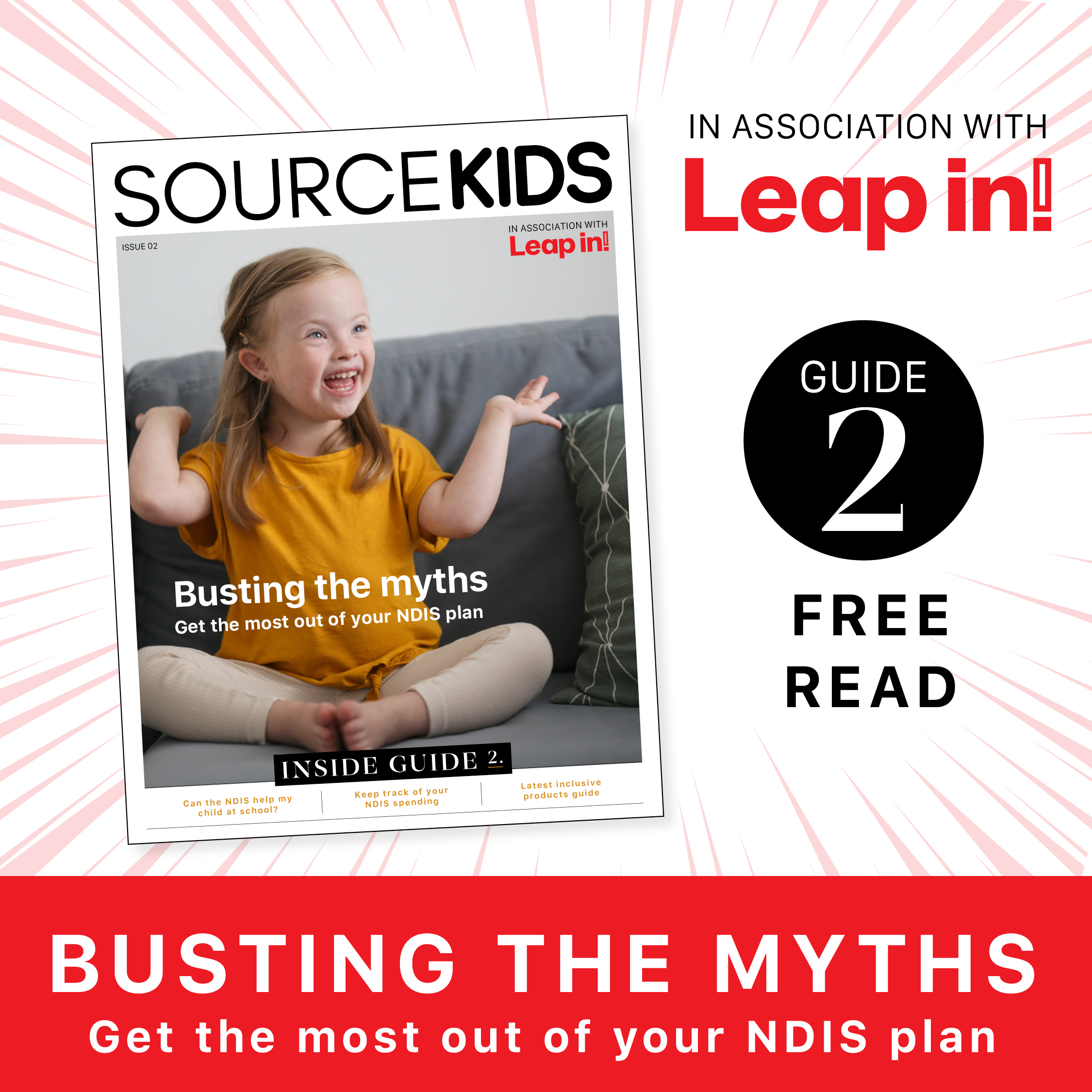 Busting the Myths – new Source Kids and Leap in! NDIS emagazine