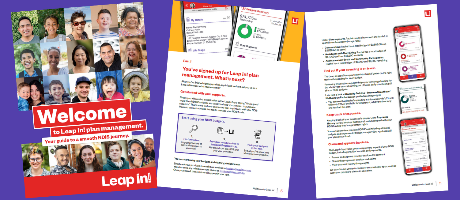 Cover of the Leap in! Welcome guide